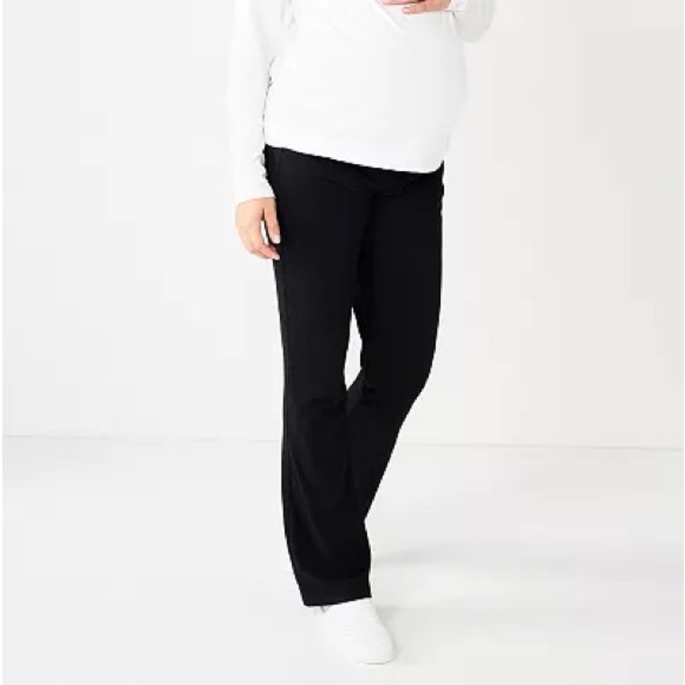 Maternity A:Glow Kohls Over-the-Belly Bootcut Yoga Pants